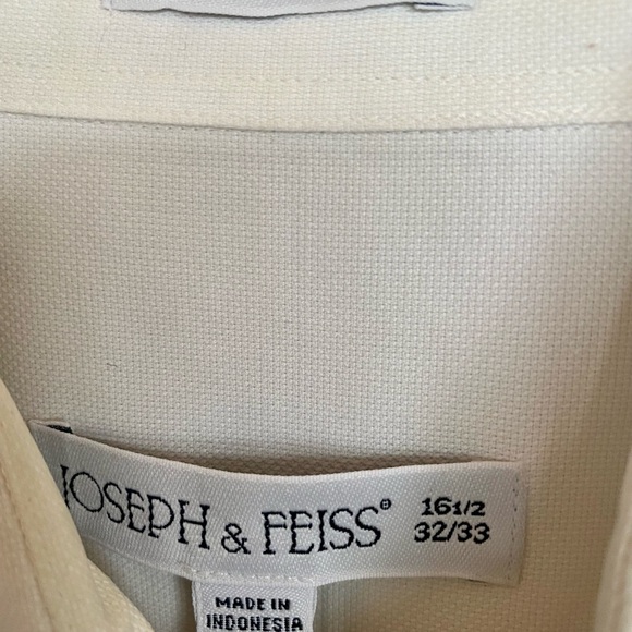 Joseph & Feiss Dress Button Down Shirts Pink, Gray, Yellow lot of 3 Size M - Picture 4 of 4